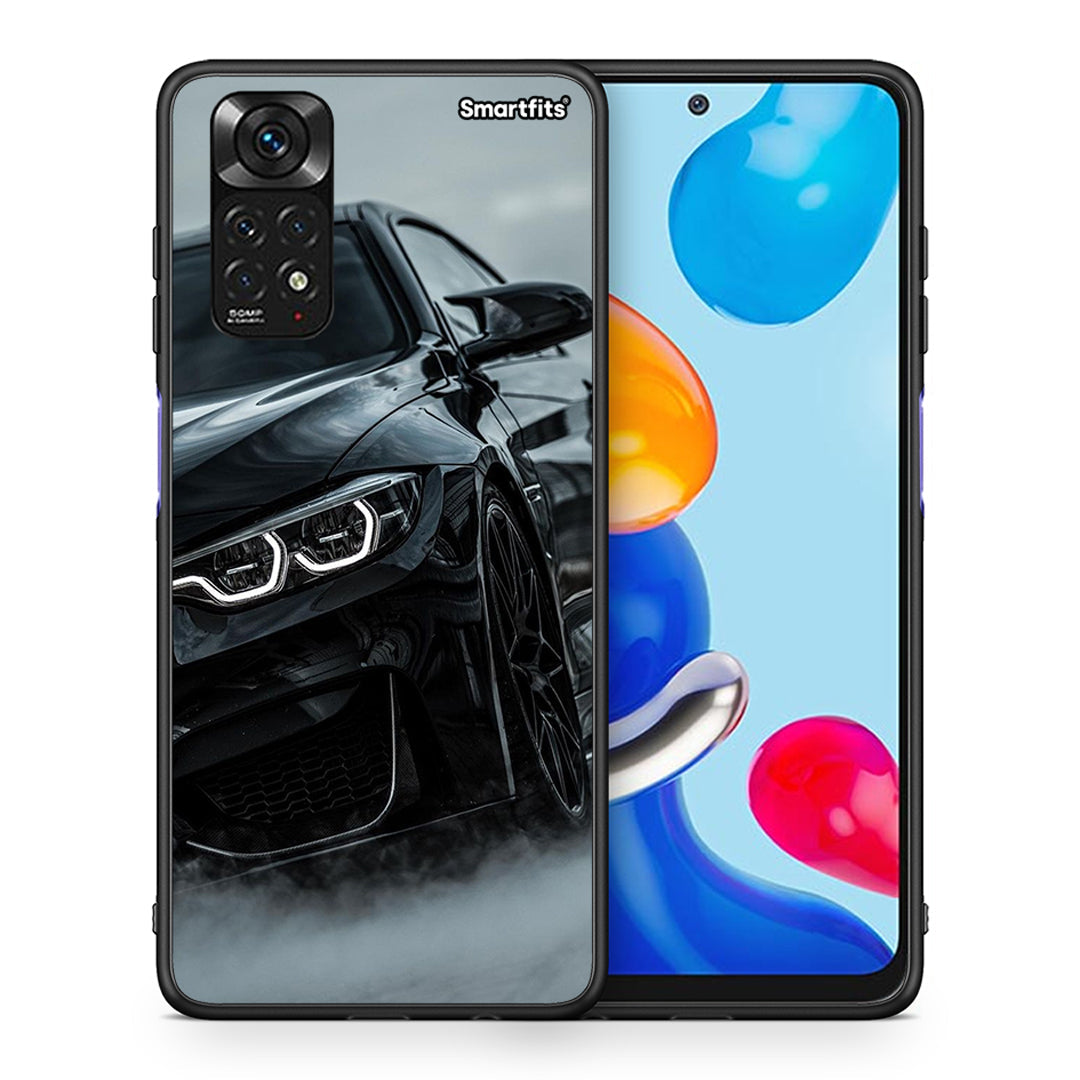 Θήκη Xiaomi Redmi Note 11 Black BMW από τη Smartfits με σχέδιο στο πίσω μέρος και μαύρο περίβλημα | Xiaomi Redmi Note 11 Black BMW case with colorful back and black bezels