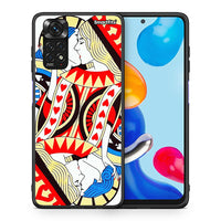 Thumbnail for Θήκη Xiaomi Redmi Note 11 Card Love από τη Smartfits με σχέδιο στο πίσω μέρος και μαύρο περίβλημα | Xiaomi Redmi Note 11 Card Love case with colorful back and black bezels