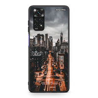 Thumbnail for Xiaomi Redmi Note 11 City Lights θήκη από τη Smartfits με σχέδιο στο πίσω μέρος και μαύρο περίβλημα | Smartphone case with colorful back and black bezels by Smartfits