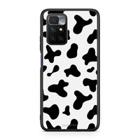 Thumbnail for Xiaomi Redmi 10/Redmi Note 11 4G Cow Print θήκη από τη Smartfits με σχέδιο στο πίσω μέρος και μαύρο περίβλημα | Smartphone case with colorful back and black bezels by Smartfits