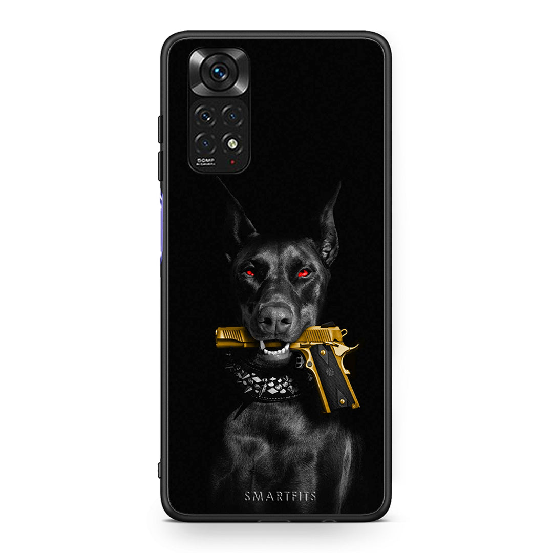 Xiaomi Redmi Note 11 Golden Gun Θήκη Αγίου Βαλεντίνου από τη Smartfits με σχέδιο στο πίσω μέρος και μαύρο περίβλημα | Smartphone case with colorful back and black bezels by Smartfits