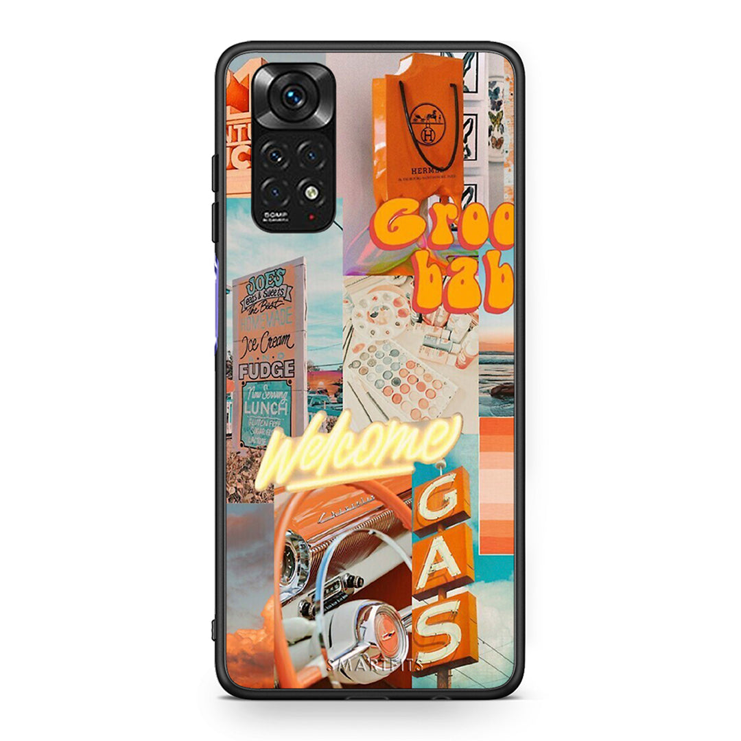 Xiaomi Redmi Note 11 Groovy Babe Θήκη Αγίου Βαλεντίνου από τη Smartfits με σχέδιο στο πίσω μέρος και μαύρο περίβλημα | Smartphone case with colorful back and black bezels by Smartfits