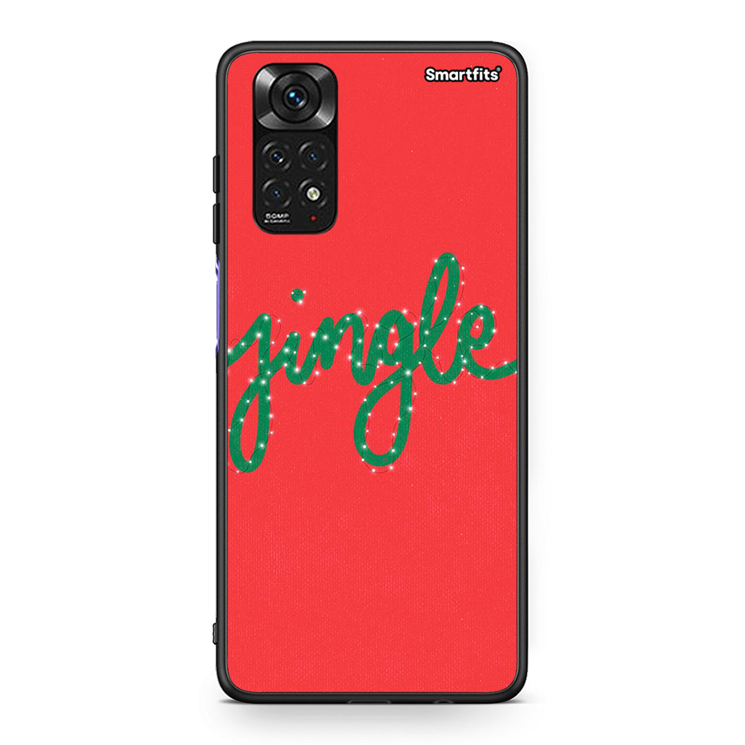 Xiaomi Redmi Note 11 Jingle Xmas θήκη από τη Smartfits με σχέδιο στο πίσω μέρος και μαύρο περίβλημα | Smartphone case with colorful back and black bezels by Smartfits