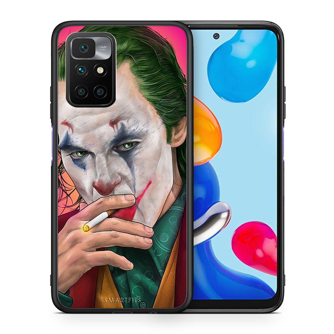 Θήκη Xiaomi Redmi 10/Redmi Note 11 4G JokesOnU PopArt από τη Smartfits με σχέδιο στο πίσω μέρος και μαύρο περίβλημα | Xiaomi Redmi 10/Redmi Note 11 4G JokesOnU PopArt case with colorful back and black bezels