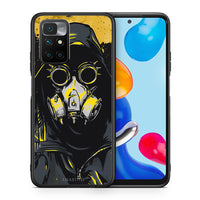 Thumbnail for Θήκη Xiaomi Redmi 10/Redmi Note 11 4G Mask PopArt από τη Smartfits με σχέδιο στο πίσω μέρος και μαύρο περίβλημα | Xiaomi Redmi 10/Redmi Note 11 4G Mask PopArt case with colorful back and black bezels