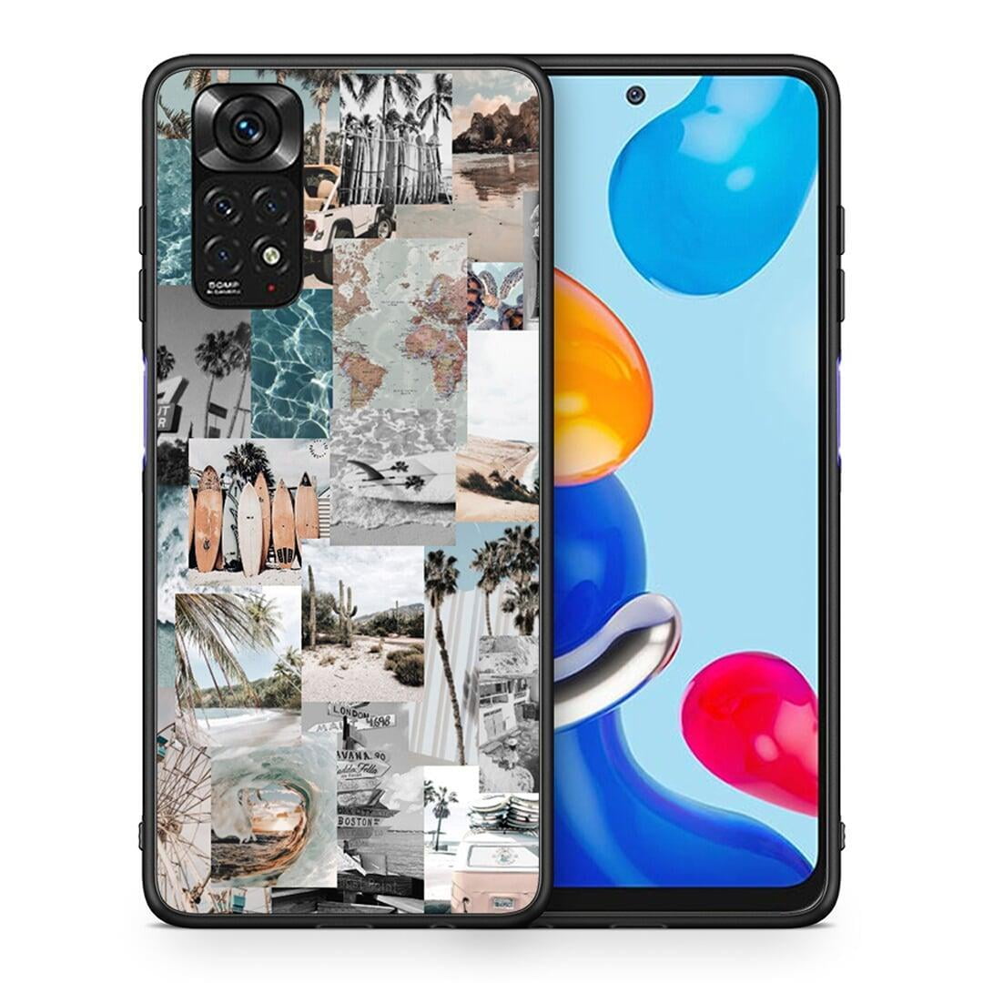 Θήκη Xiaomi Redmi Note 11 Retro Beach Life από τη Smartfits με σχέδιο στο πίσω μέρος και μαύρο περίβλημα | Xiaomi Redmi Note 11 Retro Beach Life case with colorful back and black bezels