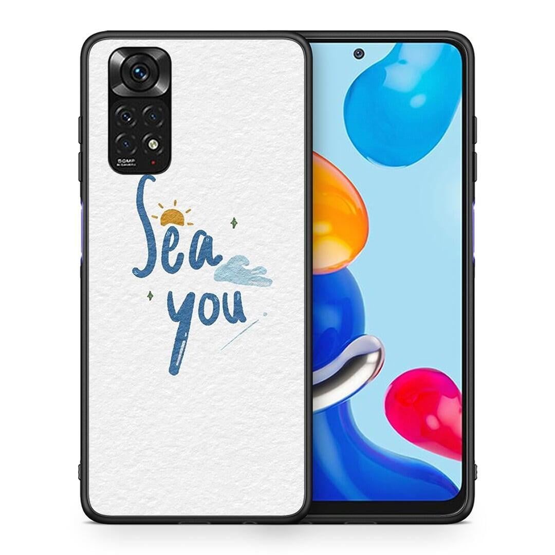 Θήκη Xiaomi Redmi Note 11 Sea You από τη Smartfits με σχέδιο στο πίσω μέρος και μαύρο περίβλημα | Xiaomi Redmi Note 11 Sea You case with colorful back and black bezels