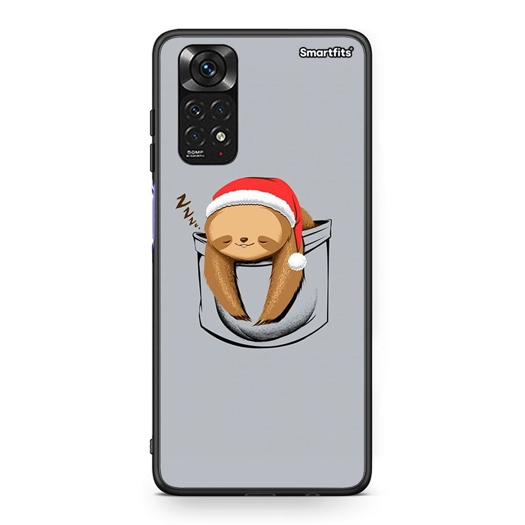 Xiaomi Redmi Note 11 Xmas Zzzz θήκη από τη Smartfits με σχέδιο στο πίσω μέρος και μαύρο περίβλημα | Smartphone case with colorful back and black bezels by Smartfits