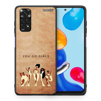 Thumbnail for Θήκη Xiaomi Redmi 10/Redmi Note 11 4G You Go Girl από τη Smartfits με σχέδιο στο πίσω μέρος και μαύρο περίβλημα | Xiaomi Redmi 10/Redmi Note 11 4G You Go Girl case with colorful back and black bezels