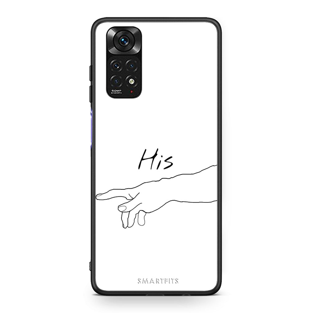 Xiaomi Redmi Note 11 Aeshetic Love 2 Θήκη Αγίου Βαλεντίνου από τη Smartfits με σχέδιο στο πίσω μέρος και μαύρο περίβλημα | Smartphone case with colorful back and black bezels by Smartfits