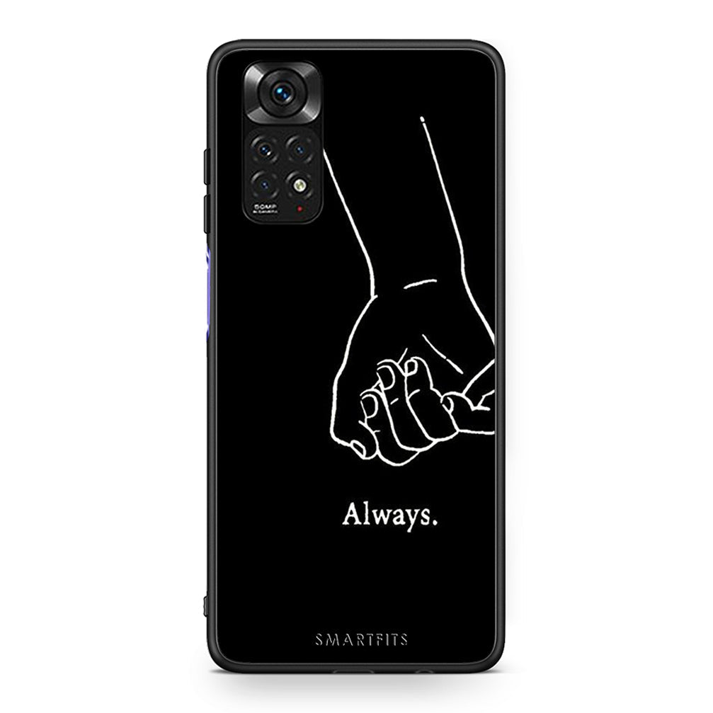 Xiaomi Redmi 10 / Redmi Note 11 4G Always & Forever 1 Θήκη Αγίου Βαλεντίνου από τη Smartfits με σχέδιο στο πίσω μέρος και μαύρο περίβλημα | Smartphone case with colorful back and black bezels by Smartfits
