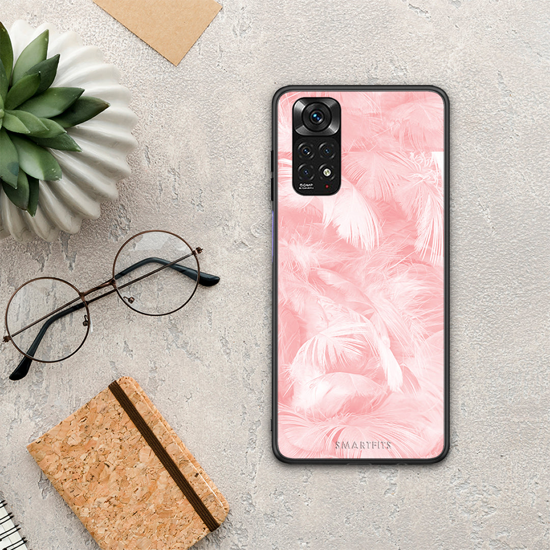 Boho Pink Feather - Xiaomi Redmi Note 11 4G / 11S case