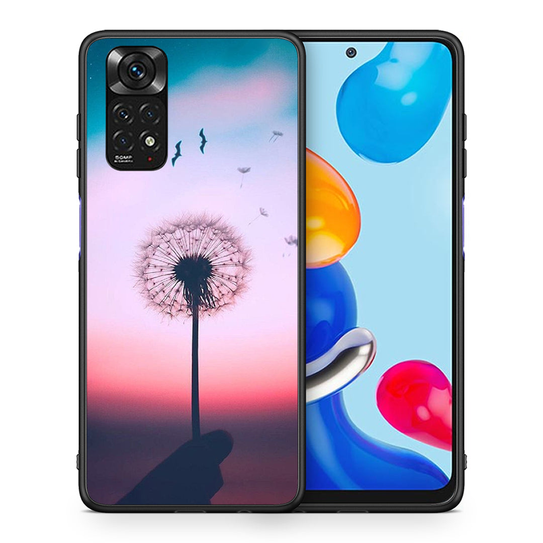 Θήκη Xiaomi Redmi Note 11 Wish Boho από τη Smartfits με σχέδιο στο πίσω μέρος και μαύρο περίβλημα | Xiaomi Redmi Note 11 Wish Boho case with colorful back and black bezels