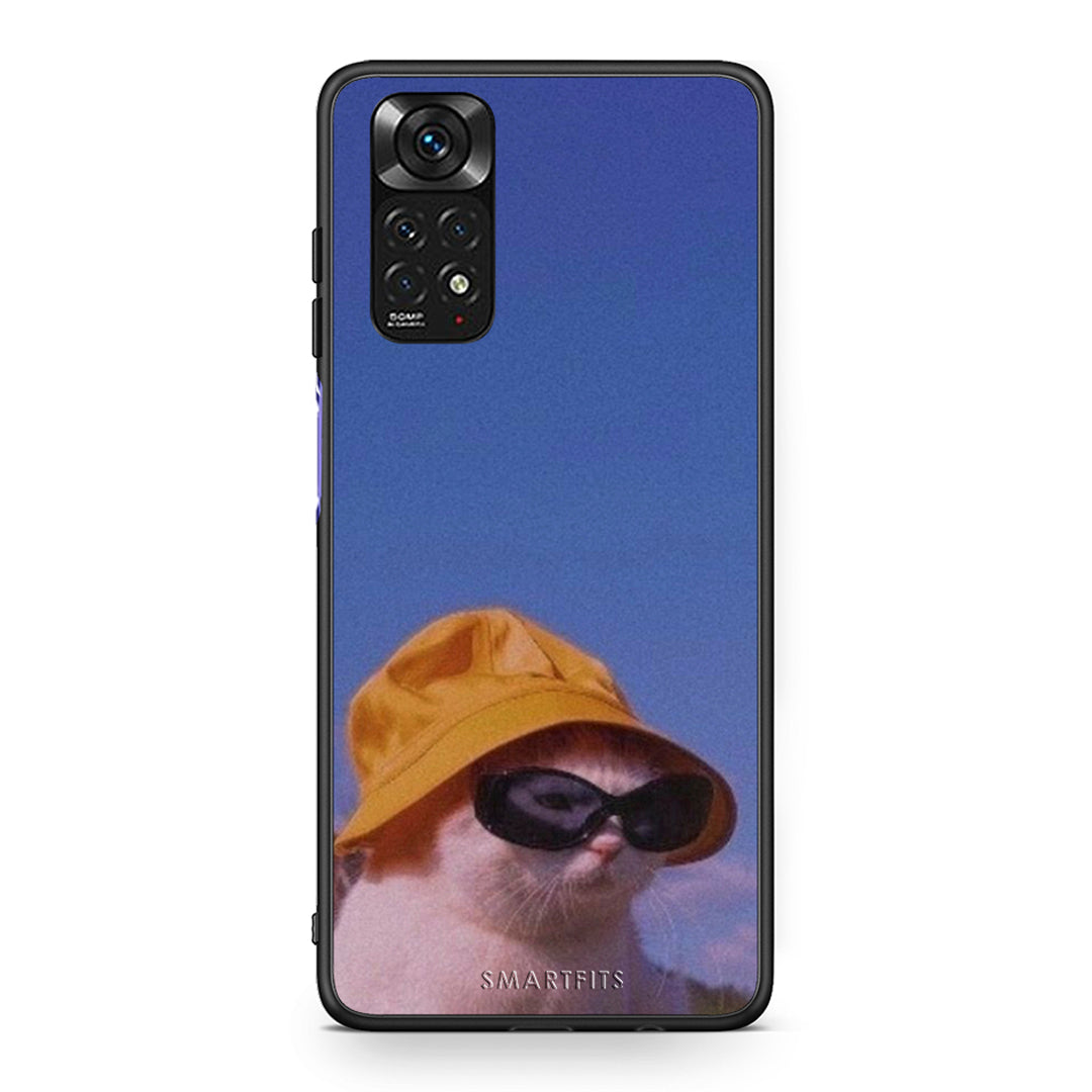 Xiaomi Redmi Note 11 Cat Diva θήκη από τη Smartfits με σχέδιο στο πίσω μέρος και μαύρο περίβλημα | Smartphone case with colorful back and black bezels by Smartfits