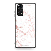 Thumbnail for 116 - Xiaomi Redmi Note 11 Pink Splash Marble case, cover, bumper