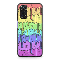 Thumbnail for Xiaomi Redmi Note 11 Melting Rainbow θήκη από τη Smartfits με σχέδιο στο πίσω μέρος και μαύρο περίβλημα | Smartphone case with colorful back and black bezels by Smartfits