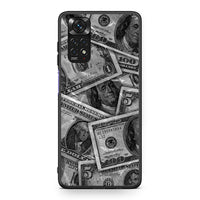 Thumbnail for Xiaomi Redmi Note 11 Money Dollars θήκη από τη Smartfits με σχέδιο στο πίσω μέρος και μαύρο περίβλημα | Smartphone case with colorful back and black bezels by Smartfits