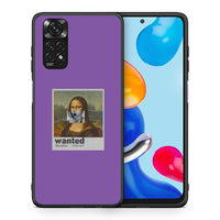 Thumbnail for Θήκη Xiaomi Redmi Note 11 Monalisa Popart από τη Smartfits με σχέδιο στο πίσω μέρος και μαύρο περίβλημα | Xiaomi Redmi Note 11 Monalisa Popart case with colorful back and black bezels