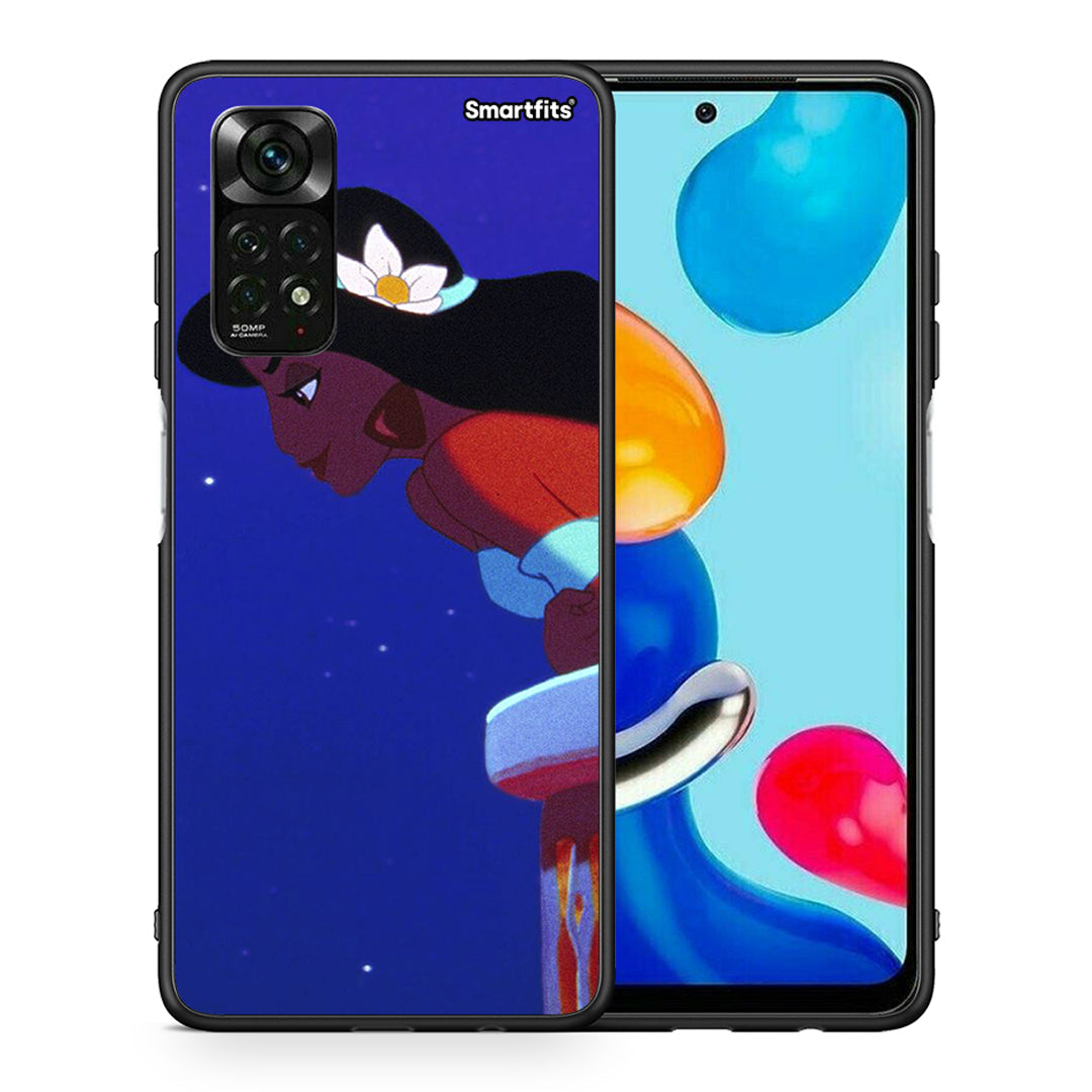 Θήκη Xiaomi Redmi Note 12 Pro 4G Alladin And Jasmine Love 2 από τη Smartfits με σχέδιο στο πίσω μέρος και μαύρο περίβλημα | Xiaomi Redmi Note 12 Pro 4G Alladin And Jasmine Love 2 case with colorful back and black bezels