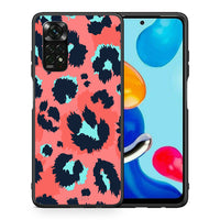 Thumbnail for Θήκη Xiaomi Redmi Note 12 Pro 4G Pink Leopard Animal από τη Smartfits με σχέδιο στο πίσω μέρος και μαύρο περίβλημα | Xiaomi Redmi Note 12 Pro 4G Pink Leopard Animal case with colorful back and black bezels