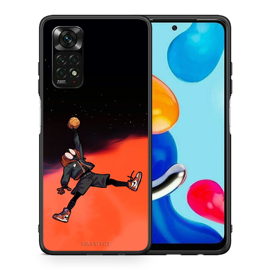 Θήκη Xiaomi Redmi Note 11 Pro 5G Basketball Hero από τη Smartfits με σχέδιο στο πίσω μέρος και μαύρο περίβλημα | Xiaomi Redmi Note 11 Pro 5G Basketball Hero case with colorful back and black bezels