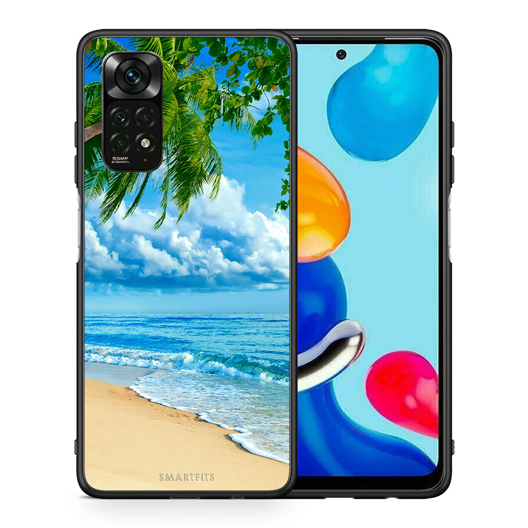 Θήκη Xiaomi Redmi Note 12 Pro 4G Beautiful Beach από τη Smartfits με σχέδιο στο πίσω μέρος και μαύρο περίβλημα | Xiaomi Redmi Note 12 Pro 4G Beautiful Beach case with colorful back and black bezels