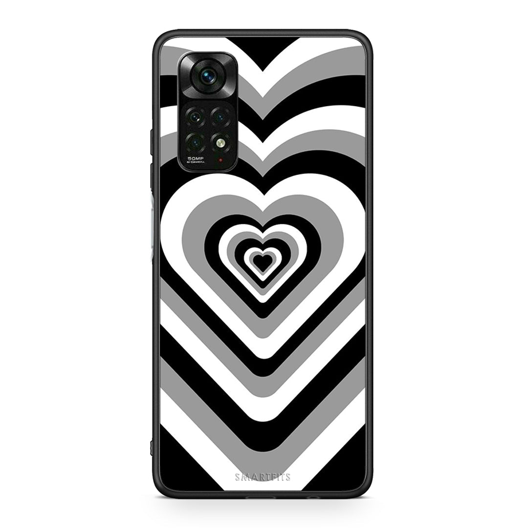 Xiaomi Redmi Note 12 Pro 4G Black Hearts θήκη από τη Smartfits με σχέδιο στο πίσω μέρος και μαύρο περίβλημα | Smartphone case with colorful back and black bezels by Smartfits