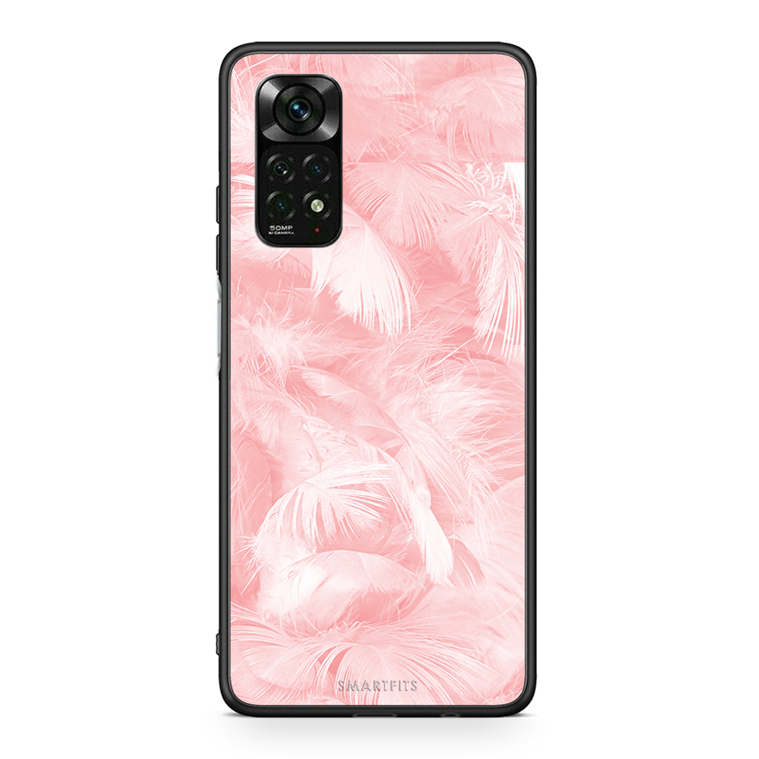 33 - Xiaomi Redmi Note 12 Pro 4G Pink Feather Boho case, cover, bumper