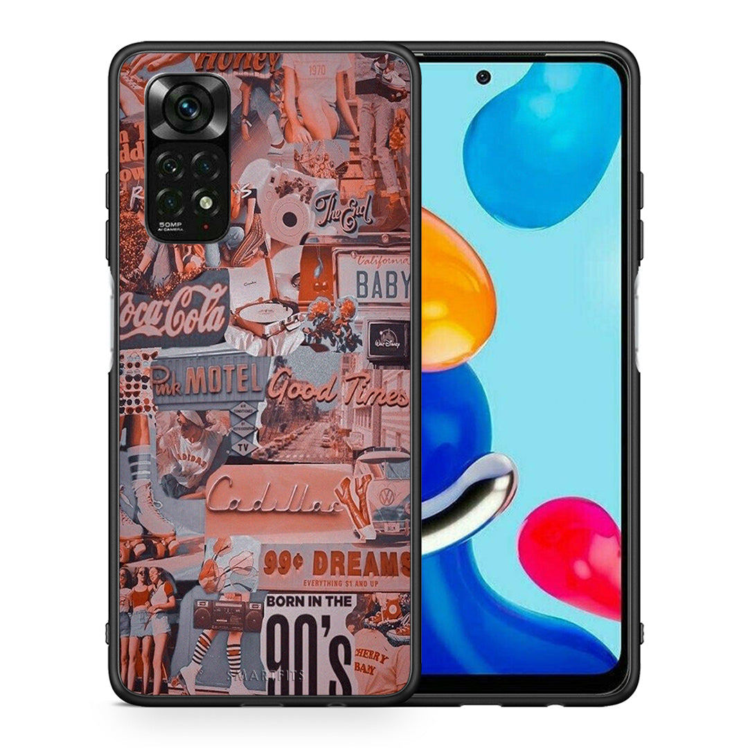 Θήκη Xiaomi Redmi Note 12 Pro 4G Born In 90s από τη Smartfits με σχέδιο στο πίσω μέρος και μαύρο περίβλημα | Xiaomi Redmi Note 12 Pro 4G Born In 90s case with colorful back and black bezels