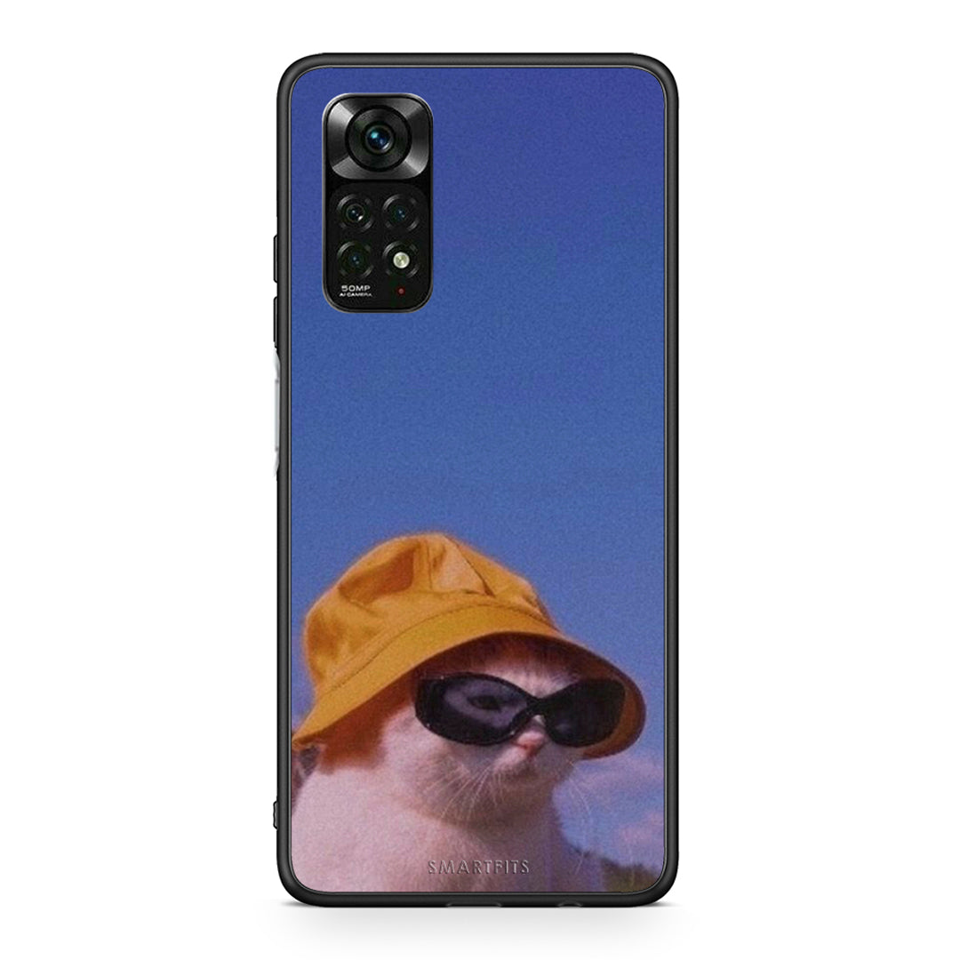 Xiaomi Redmi Note 12 Pro 4G Cat Diva θήκη από τη Smartfits με σχέδιο στο πίσω μέρος και μαύρο περίβλημα | Smartphone case with colorful back and black bezels by Smartfits