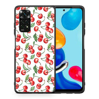 Thumbnail for Θήκη Xiaomi Redmi Note 12 Pro 4G Cherry Summer από τη Smartfits με σχέδιο στο πίσω μέρος και μαύρο περίβλημα | Xiaomi Redmi Note 12 Pro 4G Cherry Summer case with colorful back and black bezels