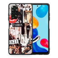 Thumbnail for Θήκη Αγίου Βαλεντίνου Xiaomi Redmi Note 12 Pro 4G Collage Fashion από τη Smartfits με σχέδιο στο πίσω μέρος και μαύρο περίβλημα | Xiaomi Redmi Note 12 Pro 4G Collage Fashion case with colorful back and black bezels