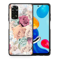 Thumbnail for Θήκη Xiaomi Redmi Note 11 Pro 5G Bouquet Floral από τη Smartfits με σχέδιο στο πίσω μέρος και μαύρο περίβλημα | Xiaomi Redmi Note 11 Pro 5G Bouquet Floral case with colorful back and black bezels