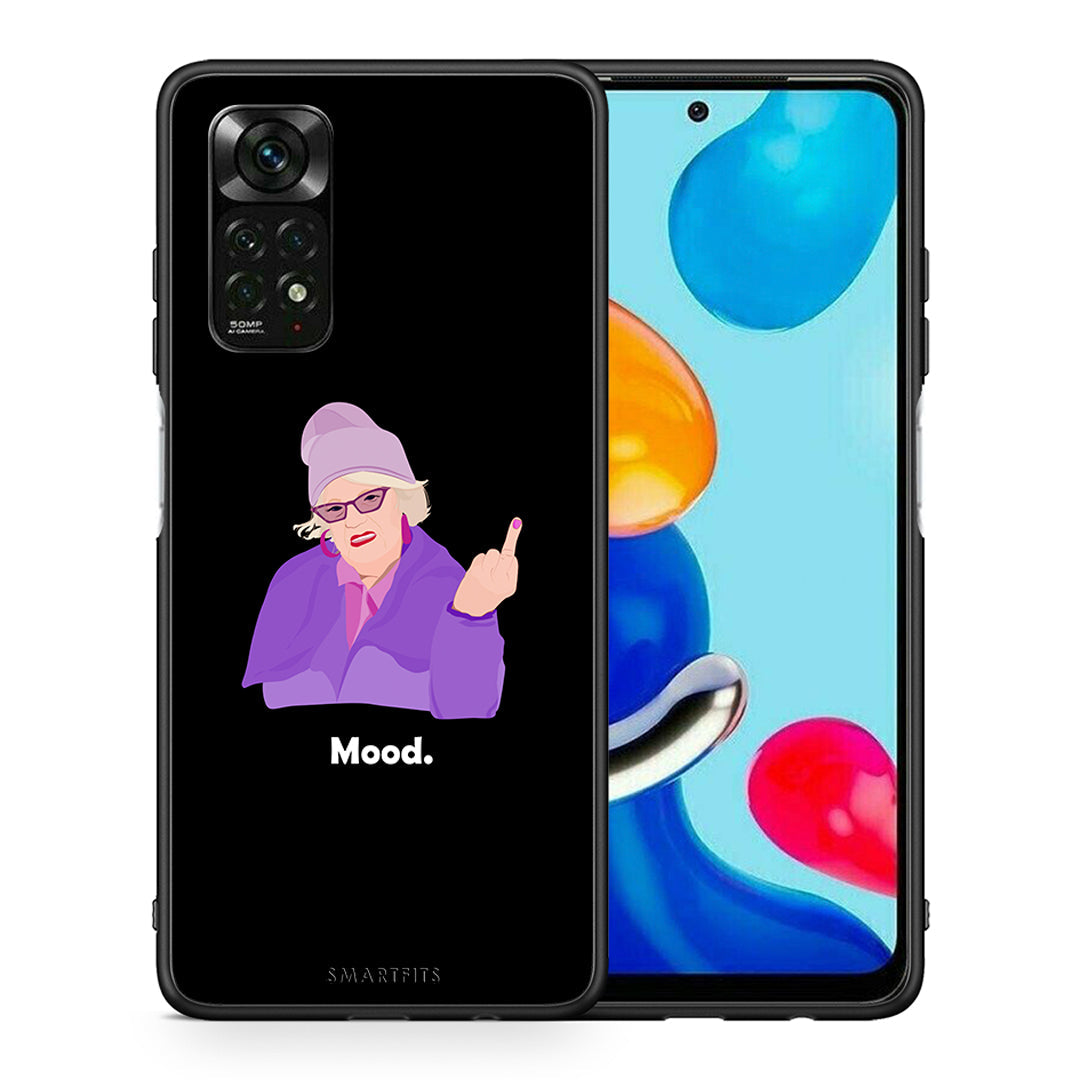 Θήκη Xiaomi Redmi Note 11 Pro 5G Grandma Mood Black από τη Smartfits με σχέδιο στο πίσω μέρος και μαύρο περίβλημα | Xiaomi Redmi Note 11 Pro 5G Grandma Mood Black case with colorful back and black bezels