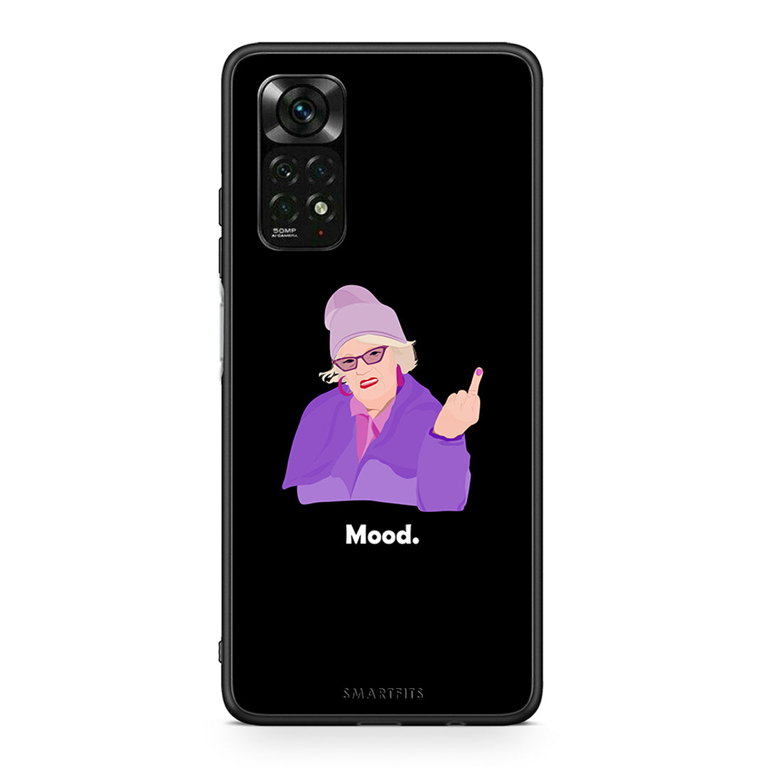 Xiaomi Redmi Note 11 Pro 5G Grandma Mood Black θήκη από τη Smartfits με σχέδιο στο πίσω μέρος και μαύρο περίβλημα | Smartphone case with colorful back and black bezels by Smartfits