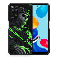 Thumbnail for Θήκη Αγίου Βαλεντίνου Xiaomi Redmi Note 12 Pro 4G Green Soldier από τη Smartfits με σχέδιο στο πίσω μέρος και μαύρο περίβλημα | Xiaomi Redmi Note 12 Pro 4G Green Soldier case with colorful back and black bezels