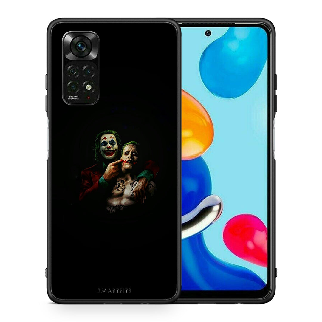 Θήκη Xiaomi Redmi Note 11 Pro 5G Clown Hero από τη Smartfits με σχέδιο στο πίσω μέρος και μαύρο περίβλημα | Xiaomi Redmi Note 11 Pro 5G Clown Hero case with colorful back and black bezels