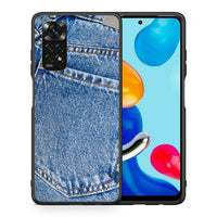 Thumbnail for Θήκη Xiaomi Redmi Note 11 Pro 5G Jeans Pocket από τη Smartfits με σχέδιο στο πίσω μέρος και μαύρο περίβλημα | Xiaomi Redmi Note 11 Pro 5G Jeans Pocket case with colorful back and black bezels