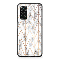 Thumbnail for 44 - Xiaomi Redmi Note 11 Pro 5G Gold Geometric Marble case, cover, bumper