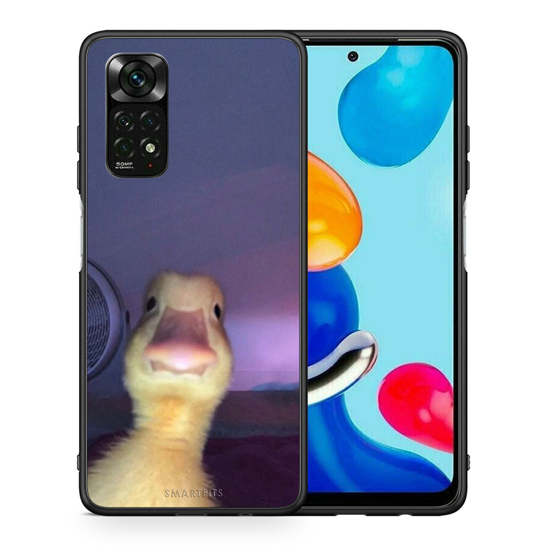 Θήκη Xiaomi Redmi Note 11 Pro 5G Meme Duck από τη Smartfits με σχέδιο στο πίσω μέρος και μαύρο περίβλημα | Xiaomi Redmi Note 11 Pro 5G Meme Duck case with colorful back and black bezels