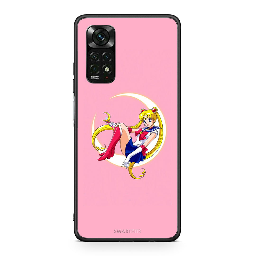 Xiaomi Redmi Note 12 Pro 4G Moon Girl θήκη από τη Smartfits με σχέδιο στο πίσω μέρος και μαύρο περίβλημα | Smartphone case with colorful back and black bezels by Smartfits