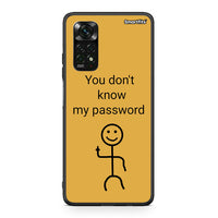 Thumbnail for Xiaomi Redmi Note 11 Pro 5G My Password Θήκη από τη Smartfits με σχέδιο στο πίσω μέρος και μαύρο περίβλημα | Smartphone case with colorful back and black bezels by Smartfits