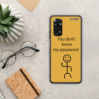Thumbnail for My Password - Xiaomi Redmi Note 11 Pro 4G / 5G θήκη