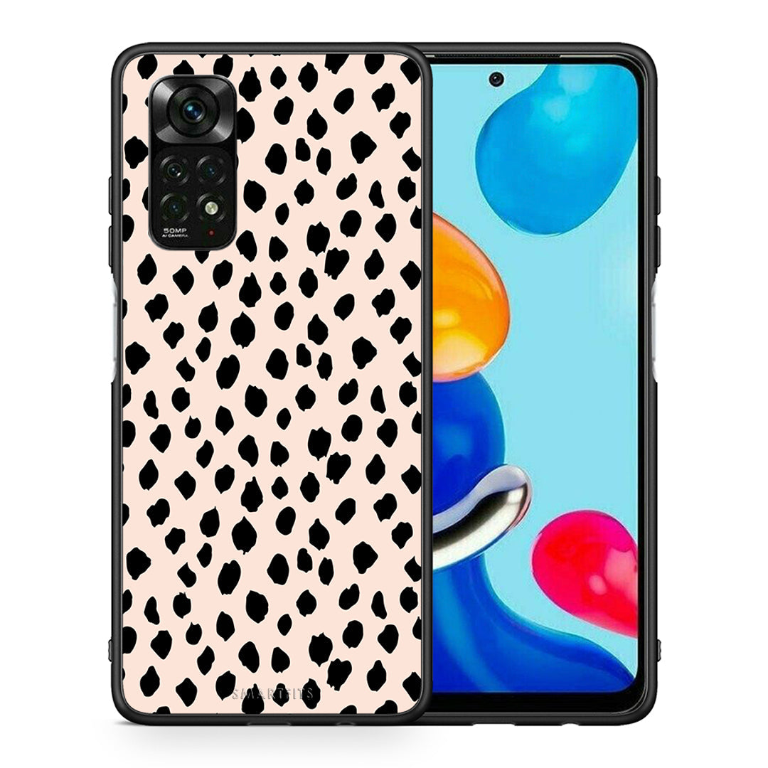 Θήκη Xiaomi Redmi Note 11 Pro 5G New Polka Dots από τη Smartfits με σχέδιο στο πίσω μέρος και μαύρο περίβλημα | Xiaomi Redmi Note 11 Pro 5G New Polka Dots case with colorful back and black bezels