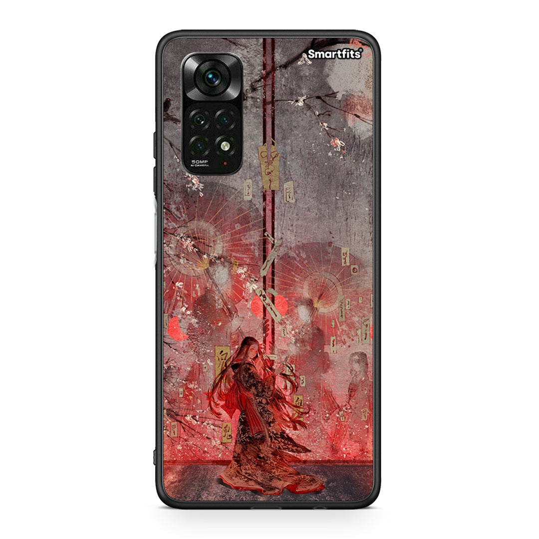 Xiaomi Redmi Note 12 Pro 4G Nezuko Kamado θήκη από τη Smartfits με σχέδιο στο πίσω μέρος και μαύρο περίβλημα | Smartphone case with colorful back and black bezels by Smartfits