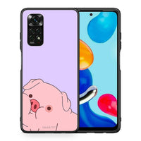 Thumbnail for Θήκη Αγίου Βαλεντίνου Xiaomi Redmi Note 11 Pro 5G Pig Love 2 από τη Smartfits με σχέδιο στο πίσω μέρος και μαύρο περίβλημα | Xiaomi Redmi Note 11 Pro 5G Pig Love 2 case with colorful back and black bezels