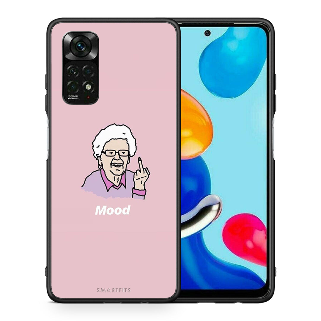 Θήκη Xiaomi Redmi Note 11 Pro 5G Mood PopArt από τη Smartfits με σχέδιο στο πίσω μέρος και μαύρο περίβλημα | Xiaomi Redmi Note 11 Pro 5G Mood PopArt case with colorful back and black bezels