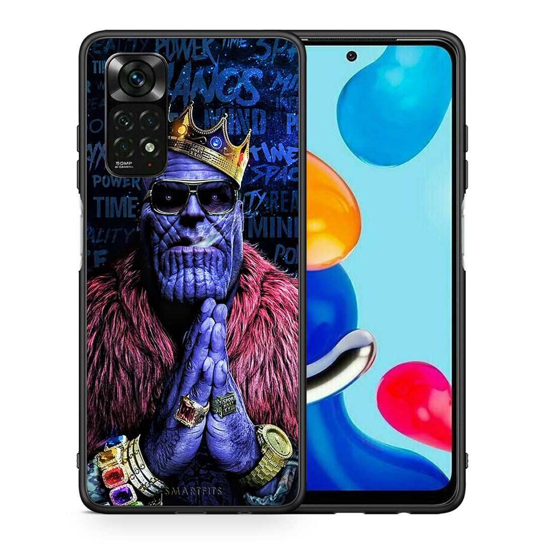 Θήκη Xiaomi Redmi Note 12 Pro 4G Thanos PopArt από τη Smartfits με σχέδιο στο πίσω μέρος και μαύρο περίβλημα | Xiaomi Redmi Note 12 Pro 4G Thanos PopArt case with colorful back and black bezels