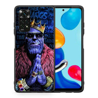 Thumbnail for Θήκη Xiaomi Redmi Note 12 Pro 4G Thanos PopArt από τη Smartfits με σχέδιο στο πίσω μέρος και μαύρο περίβλημα | Xiaomi Redmi Note 12 Pro 4G Thanos PopArt case with colorful back and black bezels