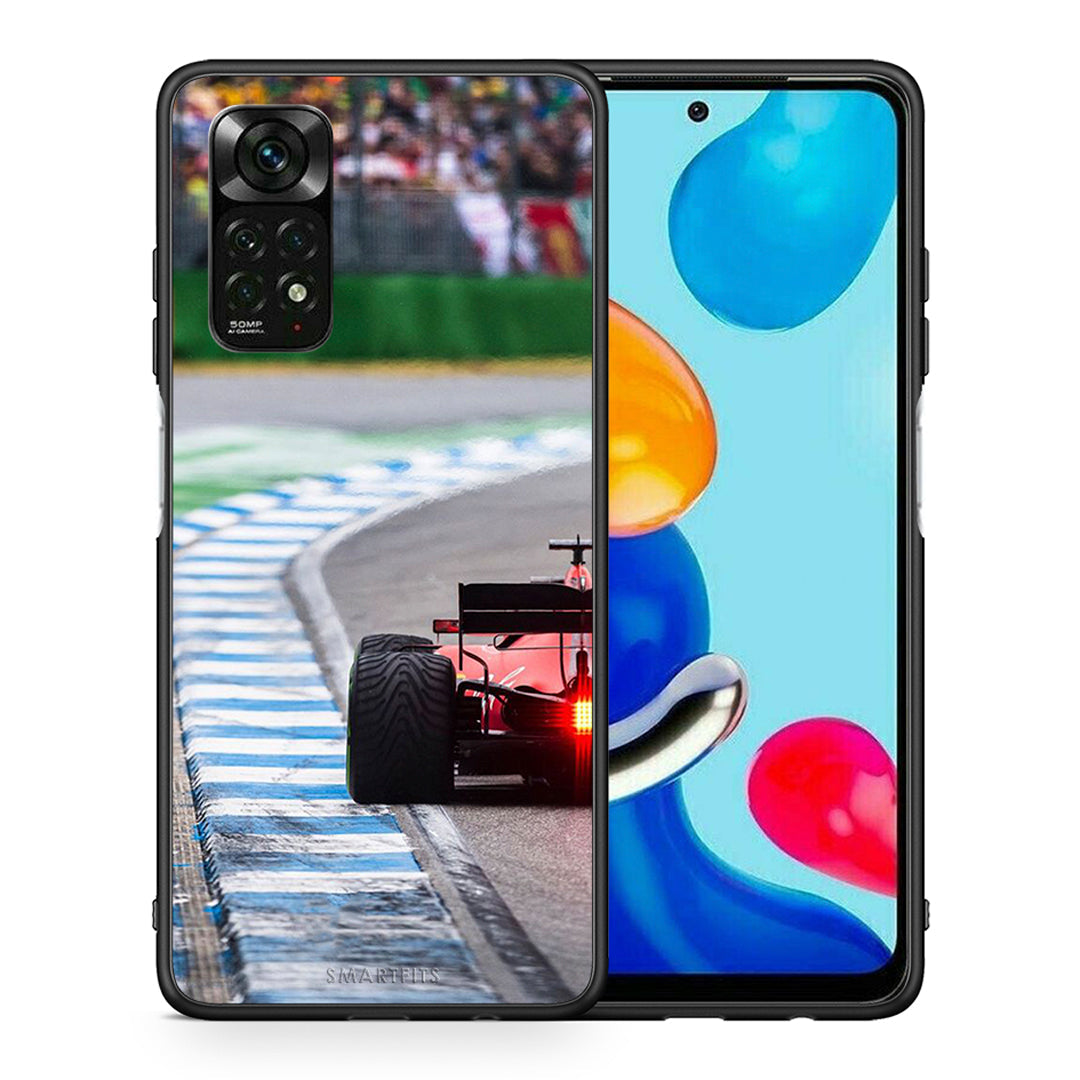 Θήκη Xiaomi Redmi Note 11 Pro 5G Racing Vibes από τη Smartfits με σχέδιο στο πίσω μέρος και μαύρο περίβλημα | Xiaomi Redmi Note 11 Pro 5G Racing Vibes case with colorful back and black bezels